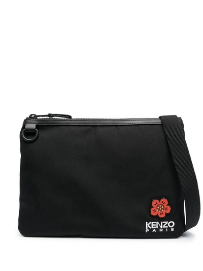 Shop Kenzo Shoulder  Bags In Black