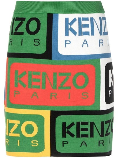 Shop Kenzo Skirt Clothing In Multicolour