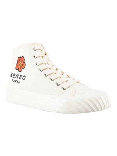 Shop Kenzo Sneakers Shoes In Nude &amp; Neutrals