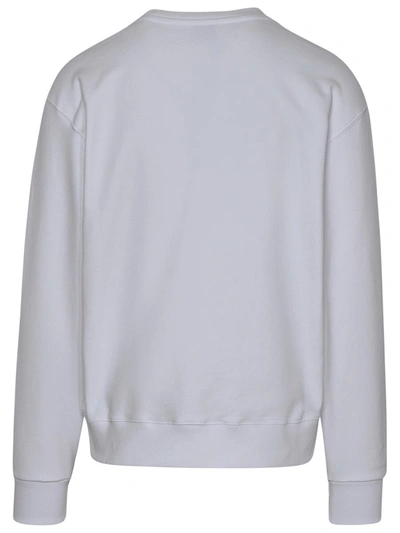 Shop Kenzo White Cotton Blend Sweatshirt