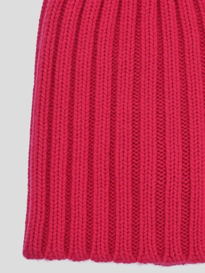 Shop Laneus Hats In <p> Pink Beanie In Cashmere