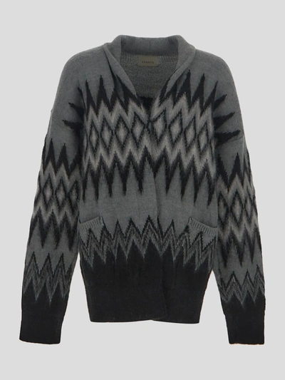 Shop Laneus Sweaters In Grey