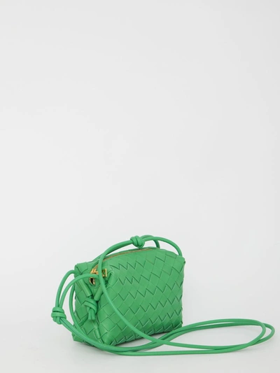 Shop Bottega Veneta Loop Mini Bag In Green