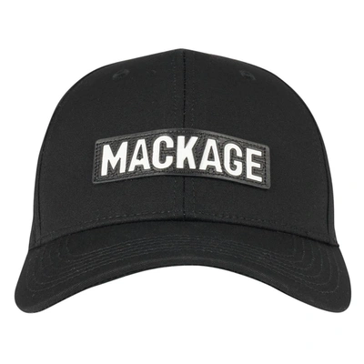 Shop Mackage Anderson Sb Logo Baseball Cap In Black