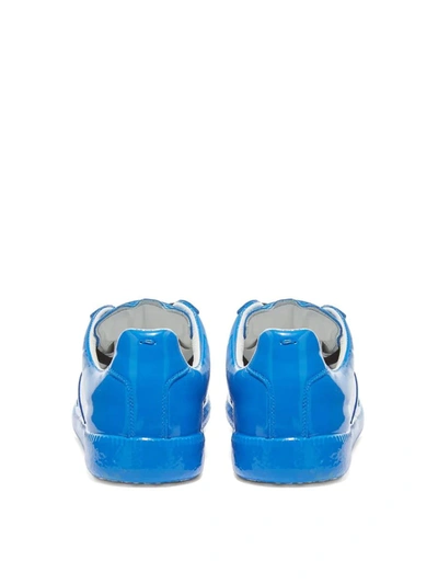 Shop Maison Margiela Replica Low Top Sneakers In Blue