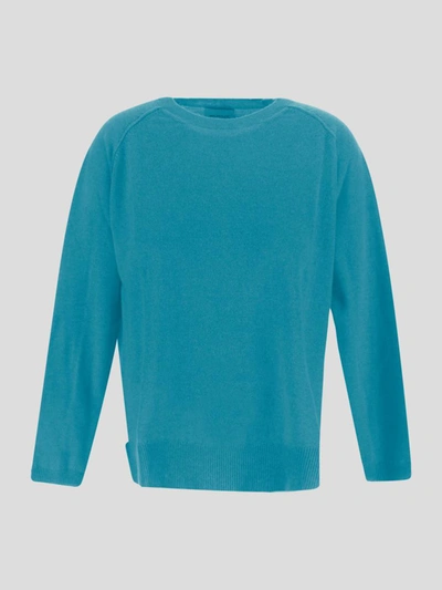 Shop Malebolge Viii Sweaters In Turquoise