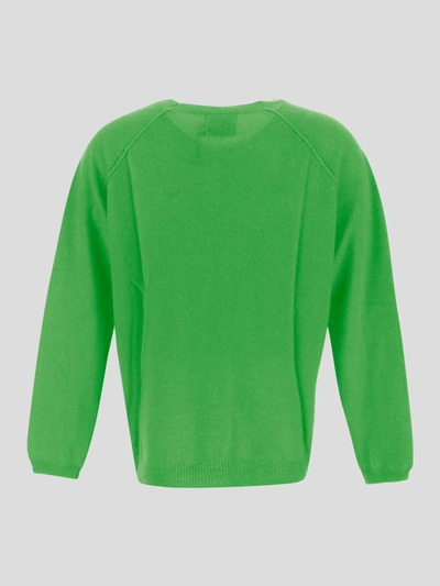 Shop Malebolge Viii Sweaters In Neongreen