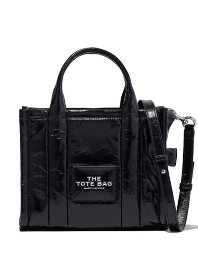 Shop Marc Jacobs Mini Tote Bags In Black