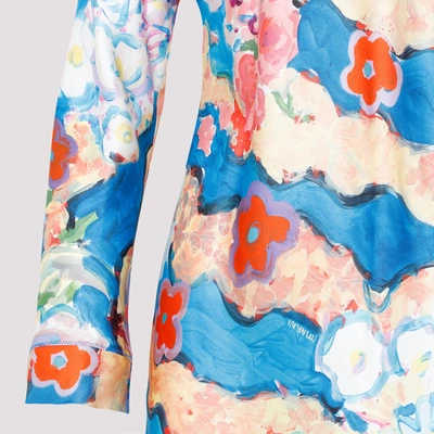 Shop Marni Dress In Multicolour
