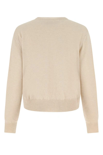 Marni Beige Mouliné Sweater In 00w17