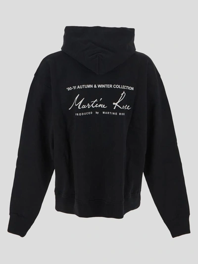 Shop Martine Rose Martin Rose Sweatshirt In <p>martin Rose Black Sweatshirt With Long Sleeves