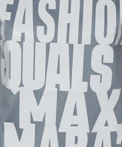 Shop Max Mara Gerard Cotton T-shirt In Light Blue
