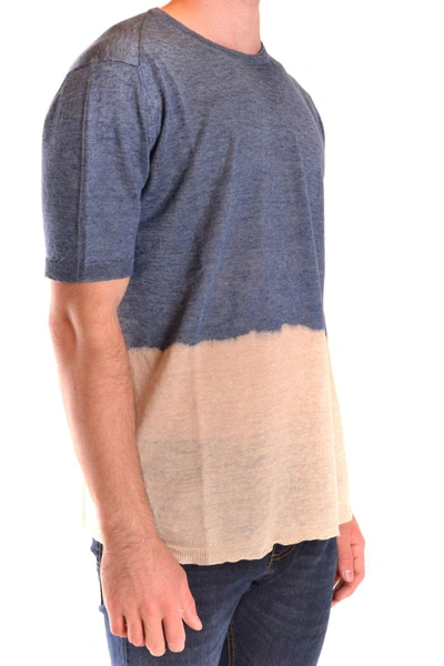 Messagerie Men's Blue Other Materials Sweater In Blue