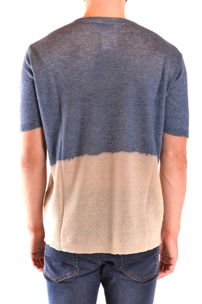 Messagerie Men's Blue Other Materials Sweater In Blue