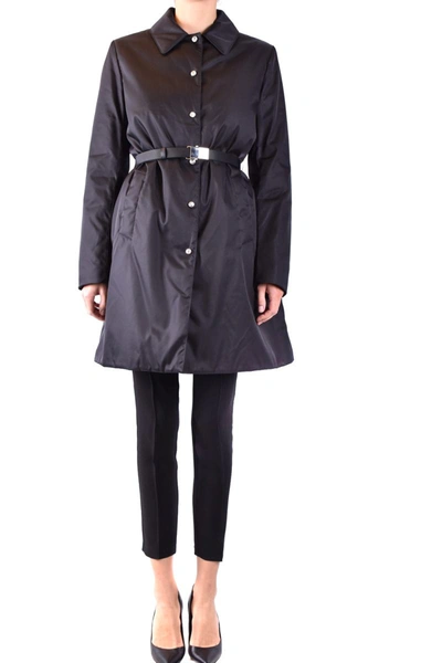 Shop Miu Miu Coats In Black