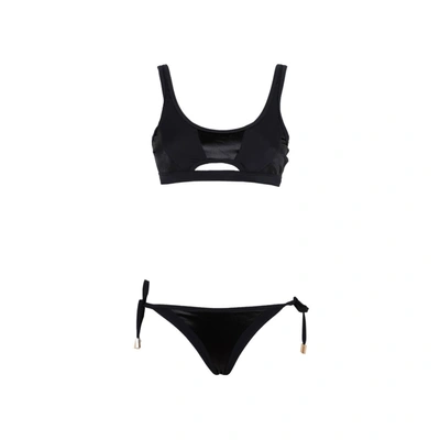 Shop Moeva Willow Maelis Bikini Swimwear In Black