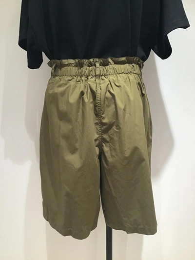Shop Moncler Genius 2 Moncler 1952 - Cotton Bermuda Shorts In Green