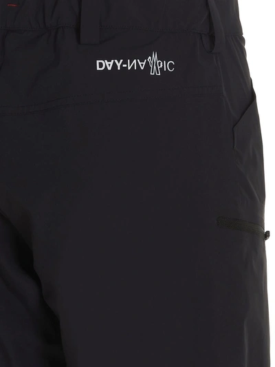 Shop Moncler Grenoble Nylon Bermuda Shorts In Black