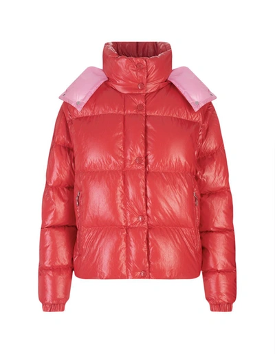 Shop Moncler Mauleon Down Jacket In Red