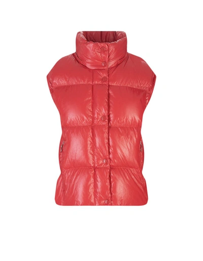 Shop Moncler Mauleon Down Jacket In Red