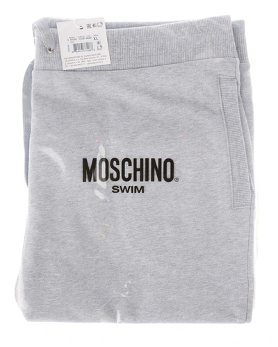 Shop Moschino Swim Short In Grey