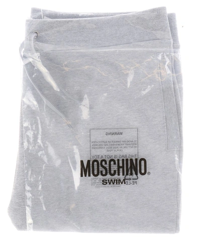 Shop Moschino Swim Short In Grey