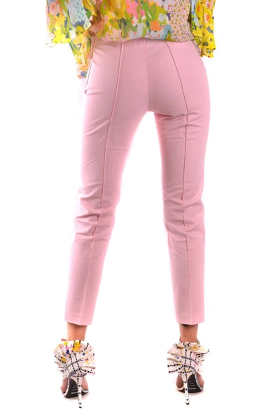 Shop Moschino Trousers In Pink