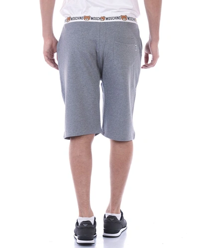Shop Moschino Underwear Short In Grey