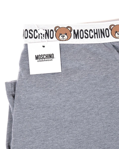 Shop Moschino Underwear Short In Grey