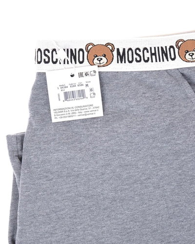 Shop Moschino Underwear Short In Grey