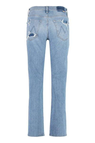 Shop Mother Hiker Hover Slim Fit Jeans In Denim