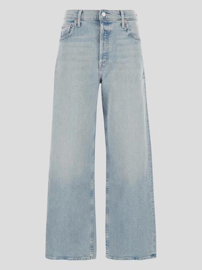 Shop Mother Jeans In <p> Light Blue Jeans In Cotton