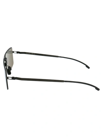 Mykita Sunglasses In 243 Mh1 Black/pitchblack