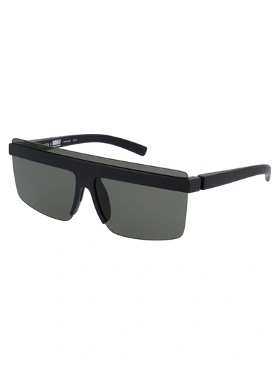 Shop Mykita Sunglasses In 301 Md1 Pitch Black | Dyg Shield