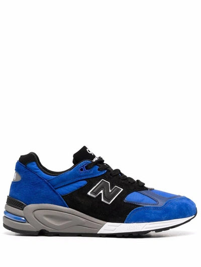 Shop New Balance 990v2 Sneakers In Blue