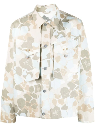 Shop Objects Iv Life Cotton Jacket In Multicolour