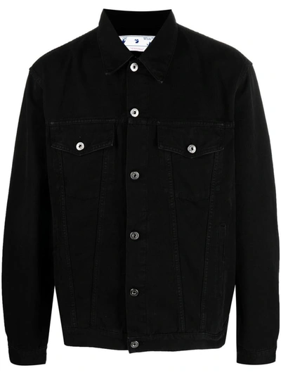 Shop Off-white Skate Jacket Clothing In Black