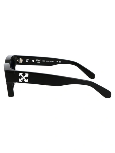 Shop Off-white Sunglasses In 1045 Black Blue