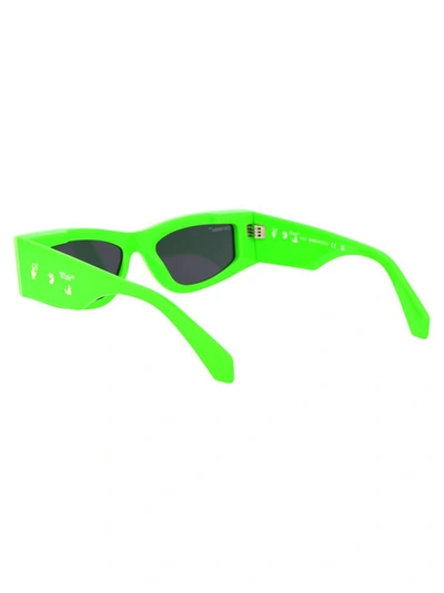 Shop Off-white Sunglasses In 5907 Green