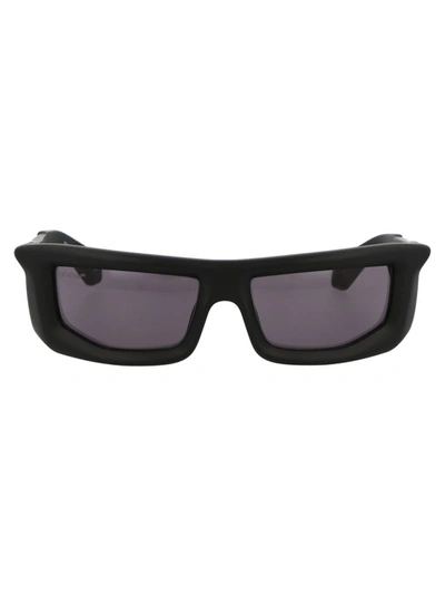Shop Off-white Sunglasses In 1007 Black Dark Grey