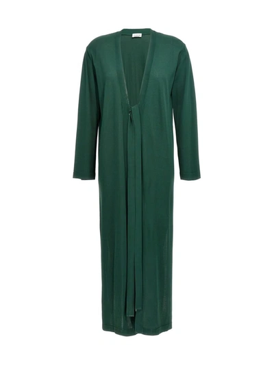 P.a.r.o.s.h Green Roux Cardigan In Green