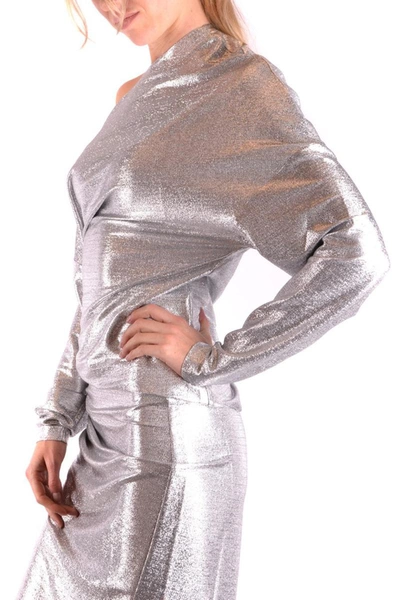 Shop Paco Rabanne T-shirts In Silver