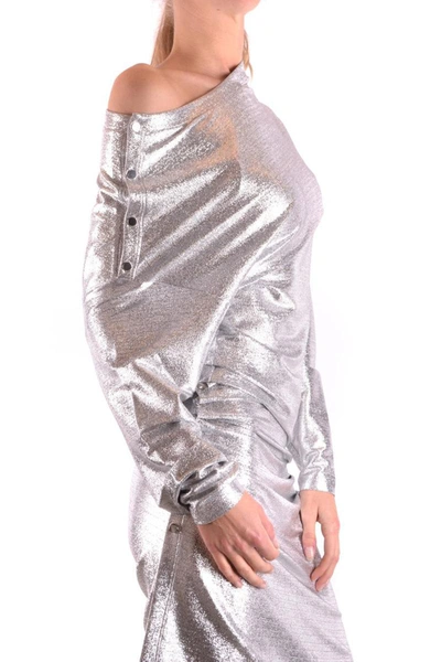 Shop Paco Rabanne T-shirts In Silver