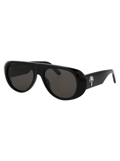 Shop Palm Angels Sunglasses In 1007 Black