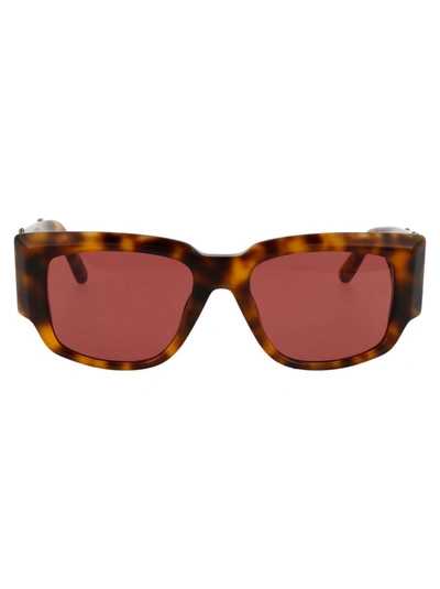 Shop Palm Angels Sunglasses In 6428 Light Havana