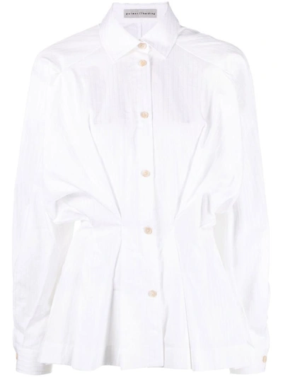 Shop Palmer Harding Palmer/harding Cotton Shirt In White