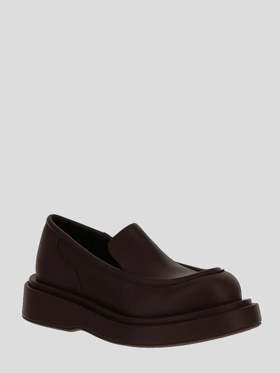 Shop Paloma Barceló Loafers In <p> Black Loafers In Leather With High Sole