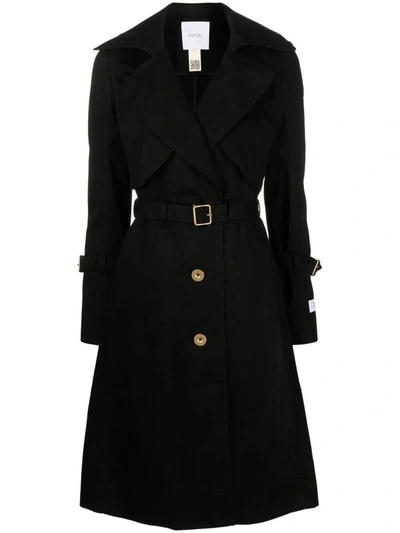 Shop Patou Coats In Black