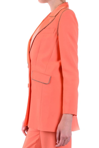 Shop Patrizia Pepe Jacket In Coral