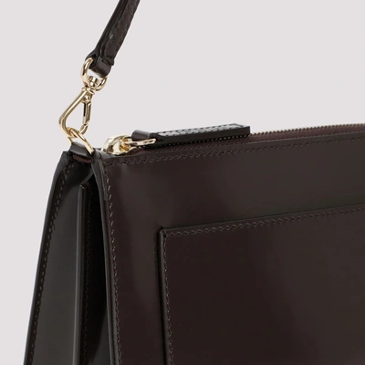 Shop Peter Do Leather Pouch Bag In Brown